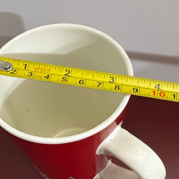 Starbucks 2017 Festive Red Mug with Tree Patterns - Picture 9 of 9